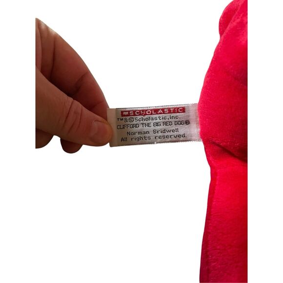 Scholastic Clifford the Red Big Dog Plushie Stuffed Animal Toy 11" - Picture 7 of 8